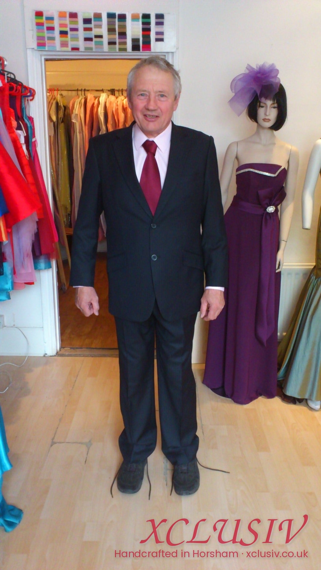 Colour-matched wedding tie – XCLUSIV Horsham