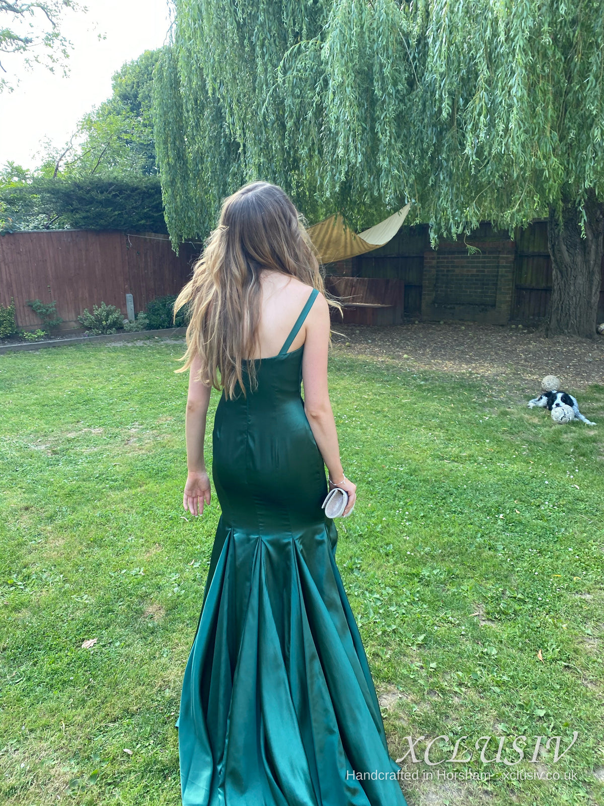 Emerald Satin Mermaid Prom Dress – XCLUSIV Horsham