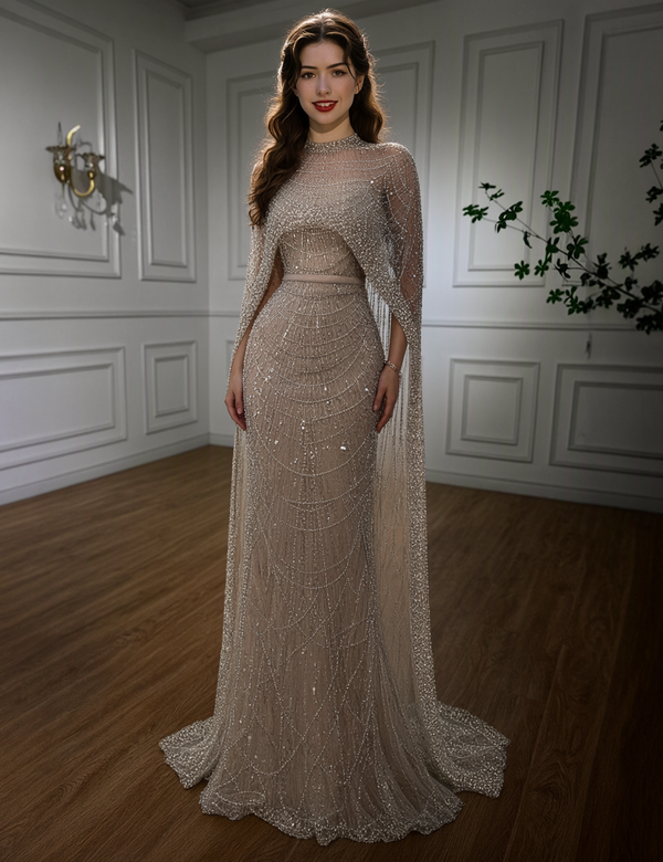 Heavy-beaded strapless wedding gown with sweep train - XCLUSIV Horsham
