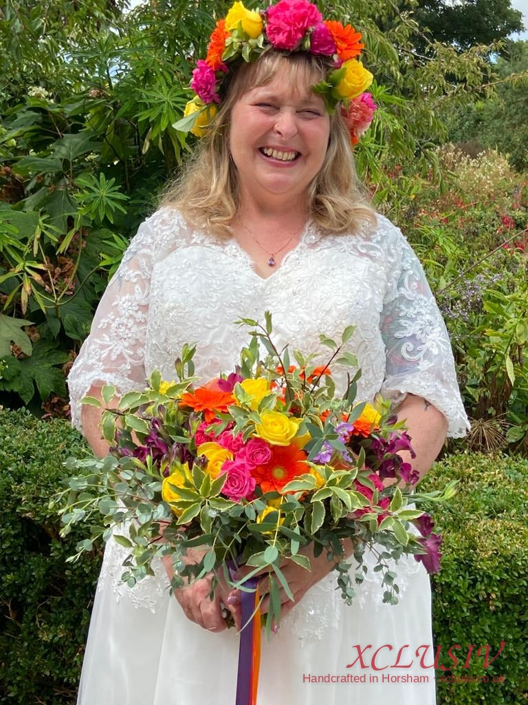Ivory Lace Boho Wedding Dress – Plus Size – XCLUSIV Horsham (view 3)