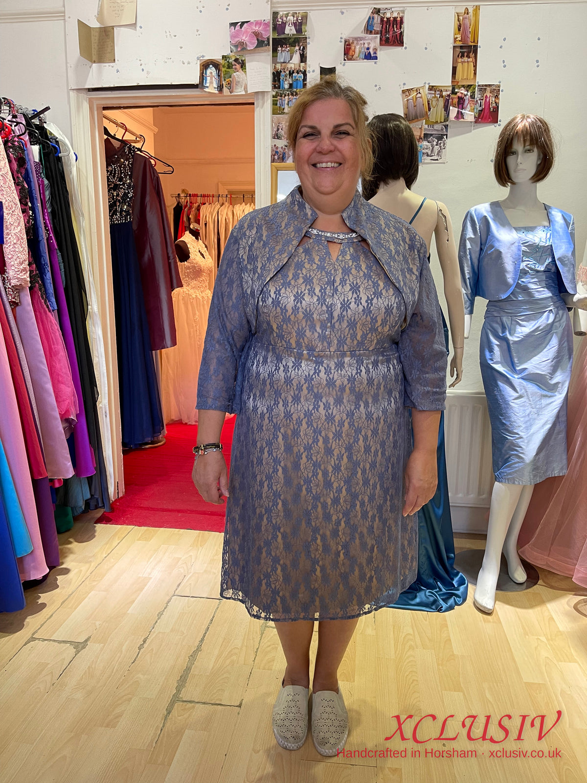 Lavender Lace Dress & Jacket – Mother of the Bride (Plus Size) – XCLUSIV Horsham