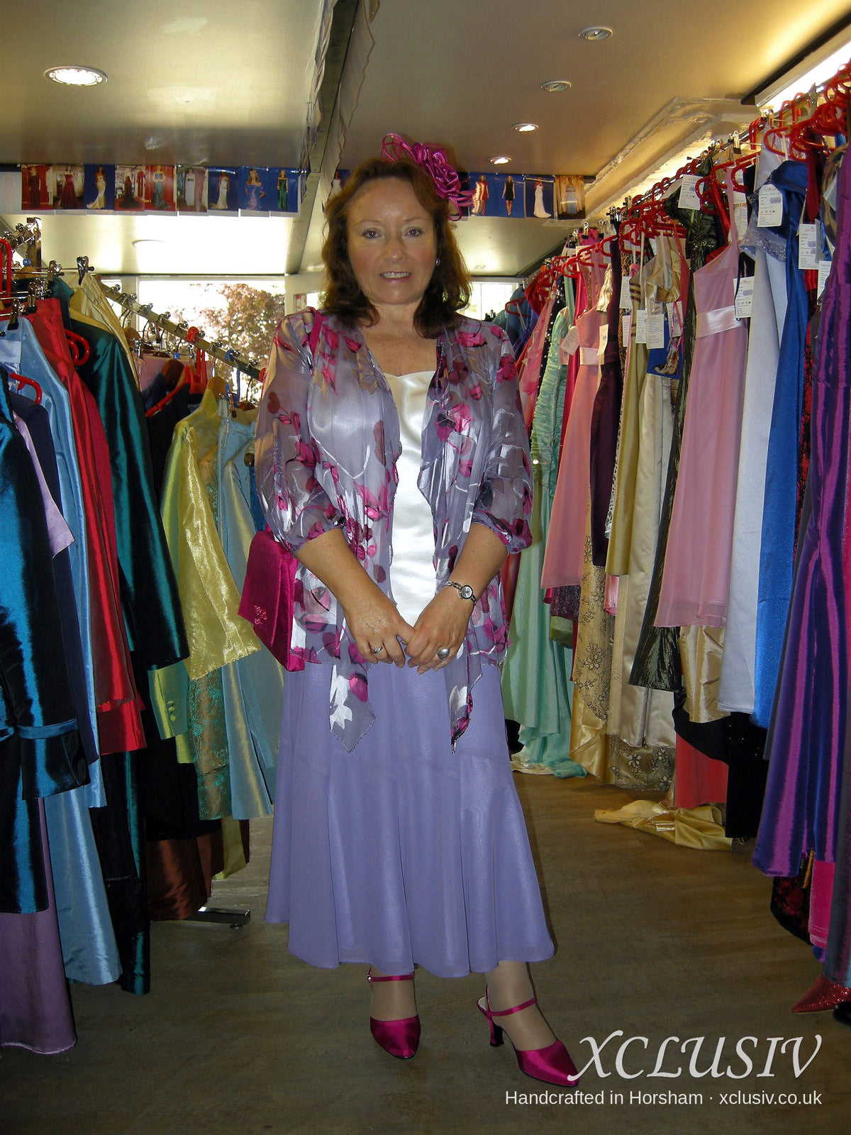 Lilac Floral Jacket & Chiffon Skirt – Mother of the Bride – XCLUSIV Horsham