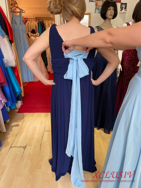 Navy Chiffon Multiway Bridesmaid Dress – XCLUSIV Horsham