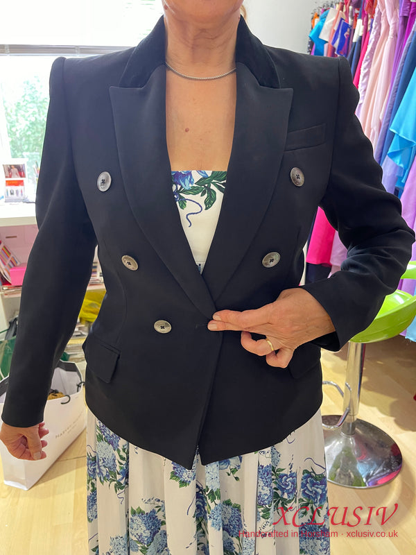 Navy Tailored Double-Breasted Jacket – Mother of the Bride – XCLUSIV Horsham (view 2)