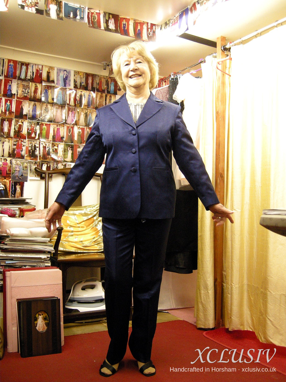 Navy Tailored Trouser Suit – Mother of the Bride – XCLUSIV Horsham