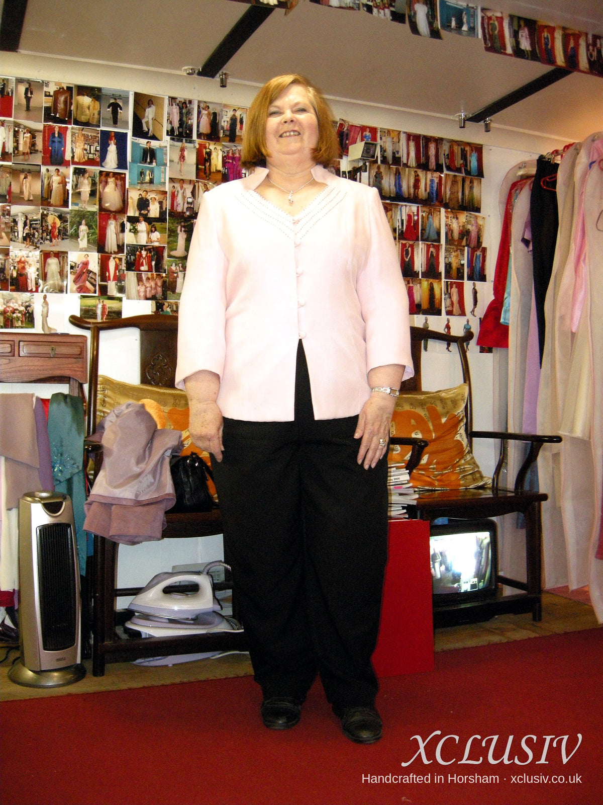 Pale Pink Jacket & Black Trousers – Mother of the Bride – XCLUSIV Horsham