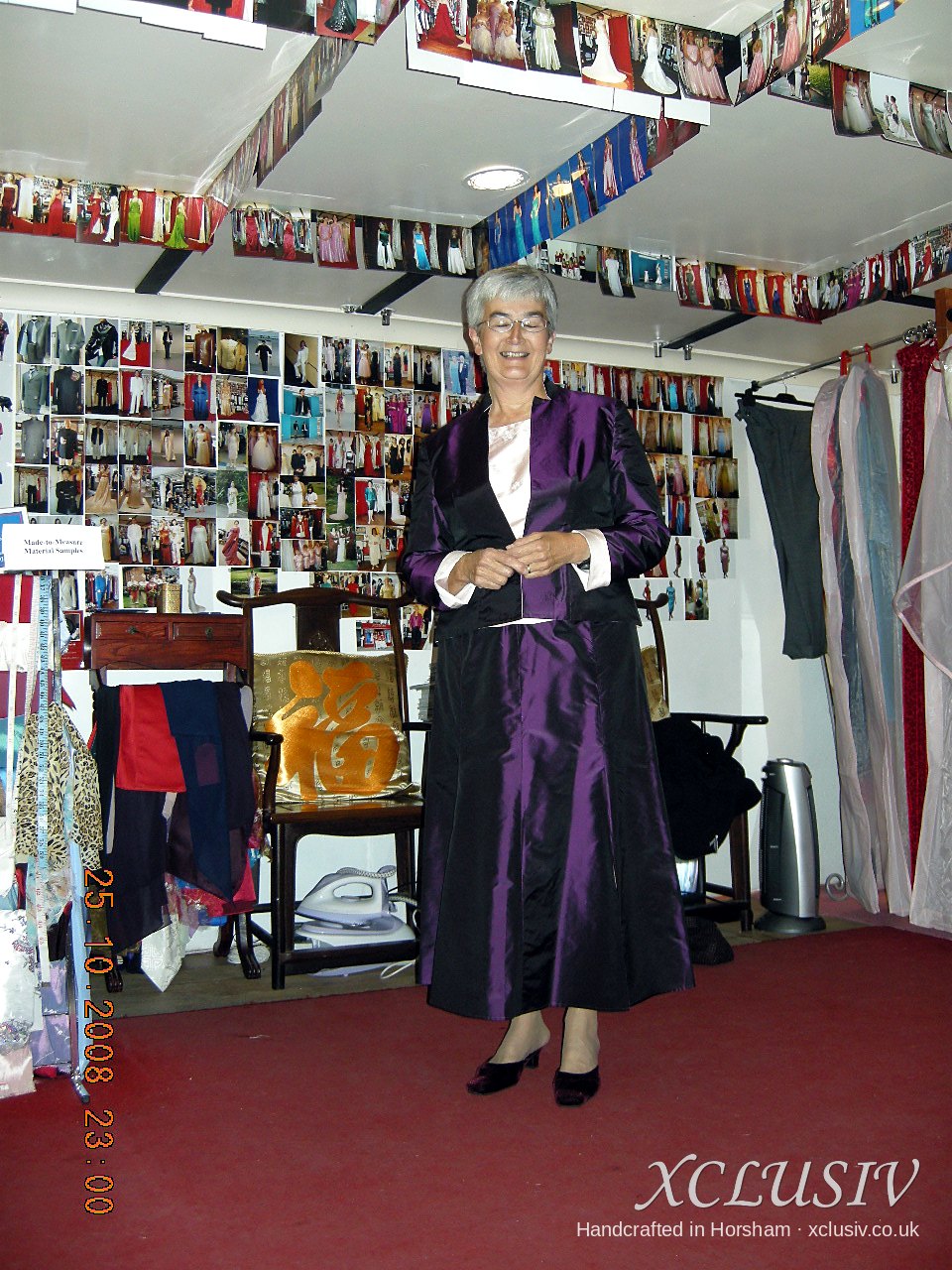 Purple Taffeta Jacket & Long Skirt – Mother of the Bride – XCLUSIV Horsham