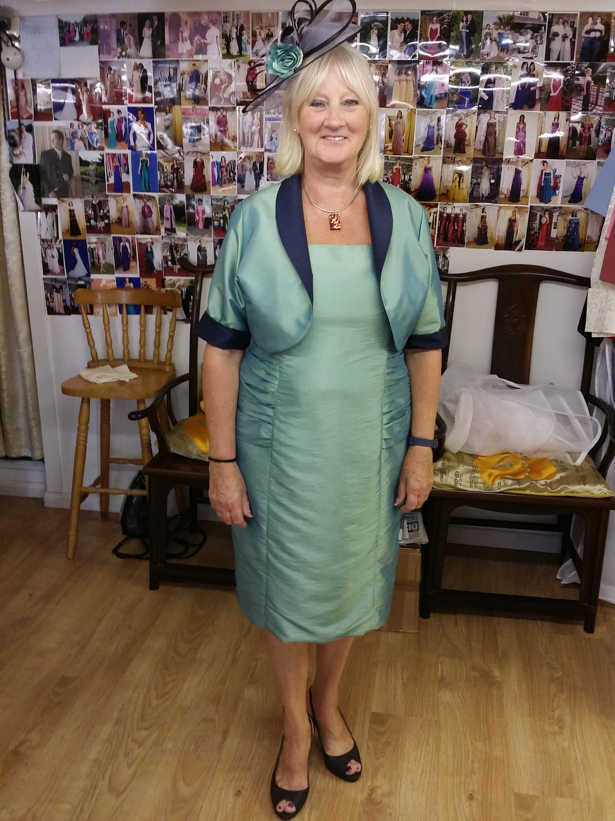 Reversible bolero, mother of the bride - XCLUSIV Sussex