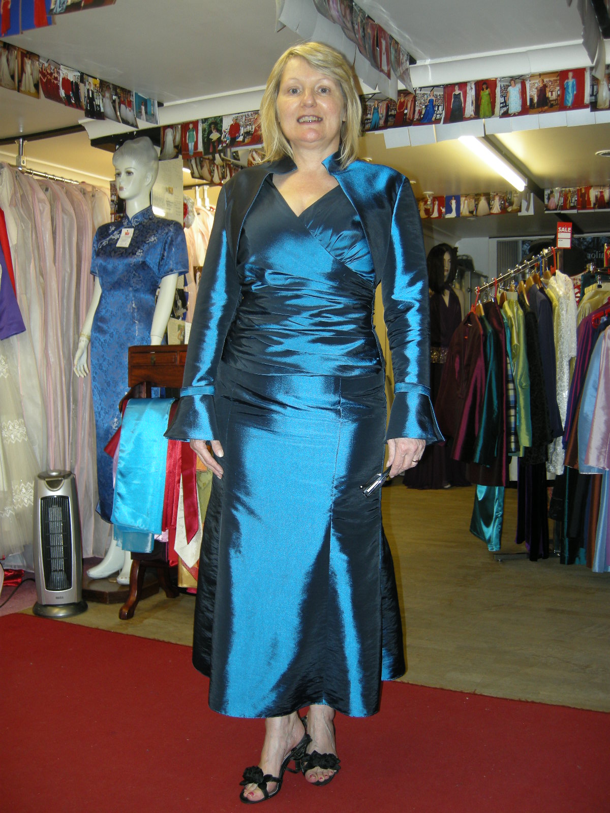 Mother of the bride taffeta bolero and dress - XCLUSIV Horsham