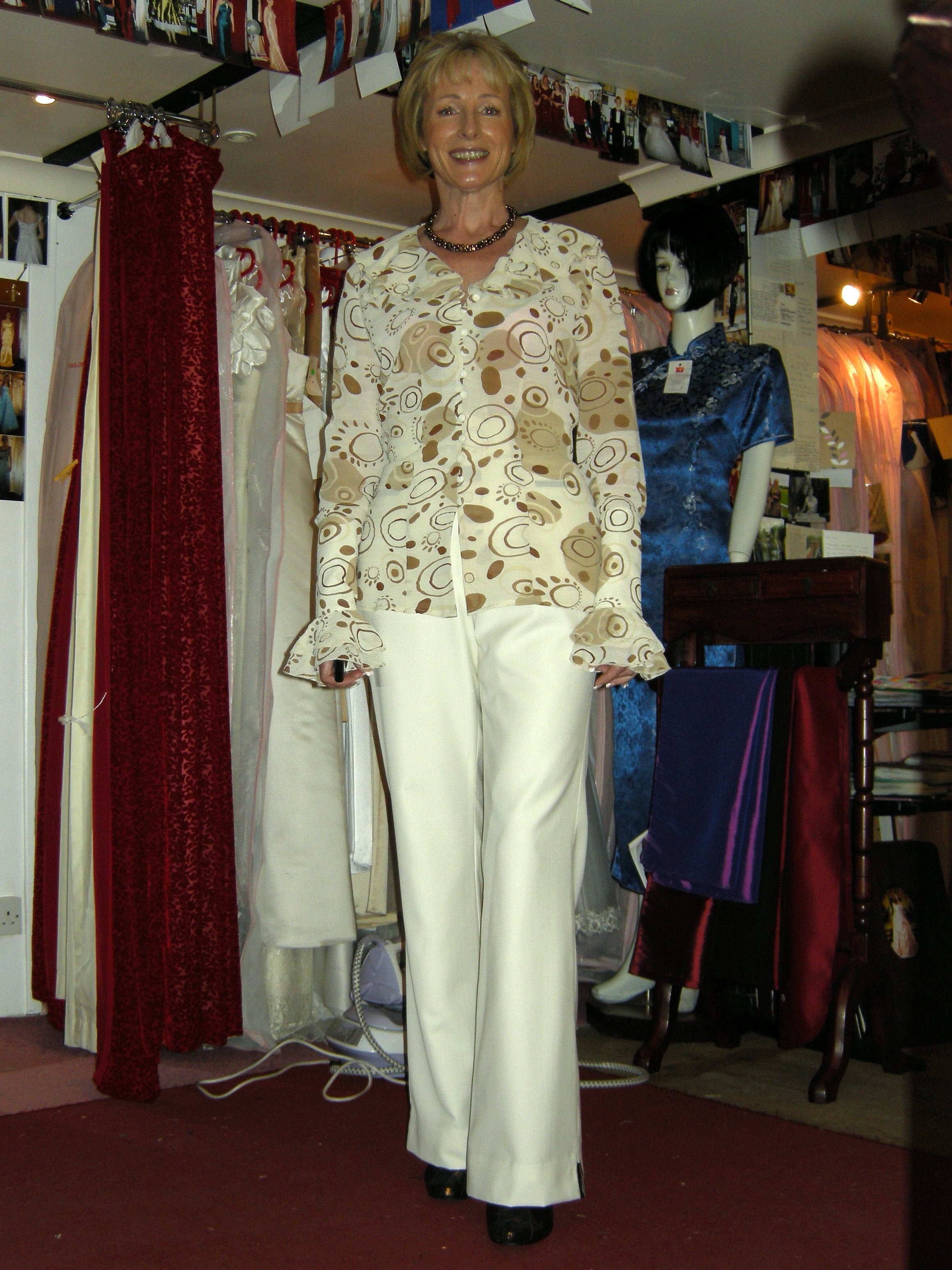 Lady Guest Formal Wear: Silk Shirt, Waistcoat & Suit Secondary image