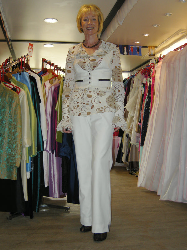 Bespoke waistcoat for lady guest - XCLUSIV Sussex