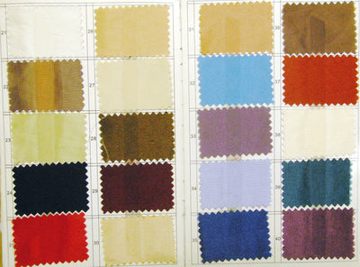 Taffeta colour chart 2 – XCLUSIV
