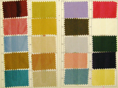 Taffeta colour chart 6 – XCLUSIV