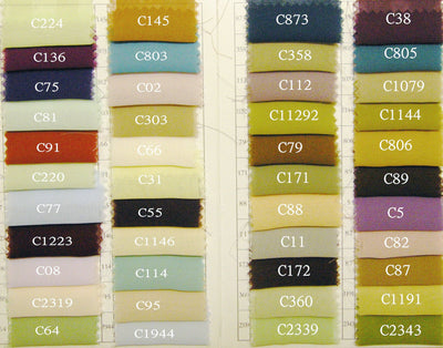 Chiffon colour chart 2 – XCLUSIV