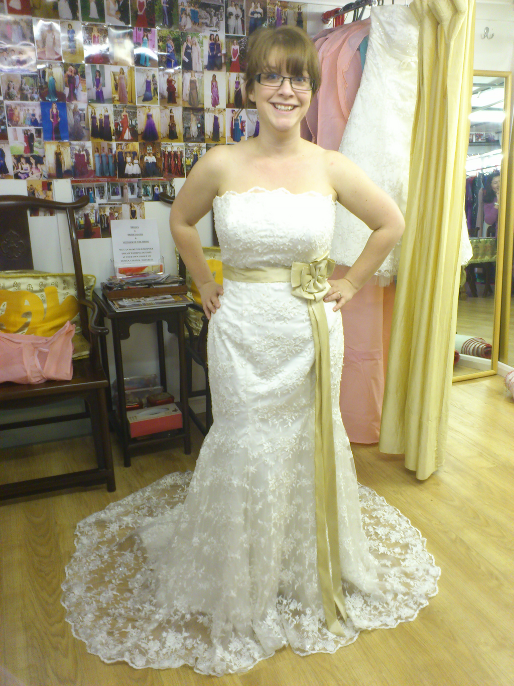 Bridal gown back - XCLUSIV West Sussex