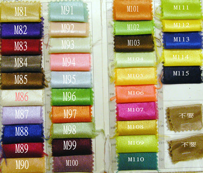 Satin colour chart 3 – XCLUSIV
